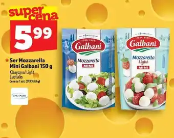 Topaz Ser Mozzarella Mini Galbani Klasyczna oferta