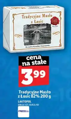 Topaz Tradycyjne Masło z Łosic 82% oferta