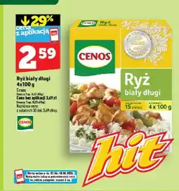 Topaz Ryż biały długi Cenos 4-pak oferta