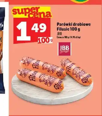 Topaz Parówki drobiowe Filusie JBB oferta