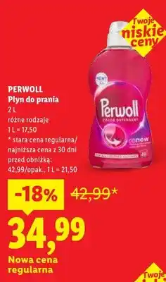 Lidl Płyn do prania Perwoll oferta