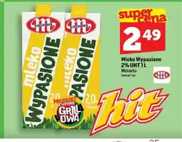 Topaz Mleko Wypasione 2% UHT Mlekovita oferta