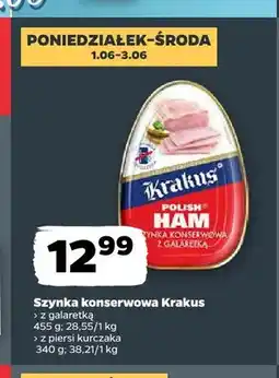 Netto Szynka konserwowa z piersi kurczaka Krakus oferta