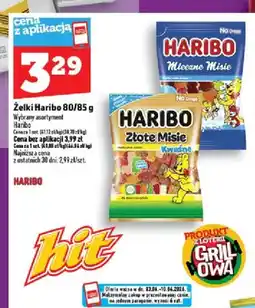 Topaz Żelki Haribo Mleczne Misie oferta