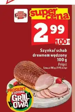 Topaz Szynka drewnem wędzony Pekpol oferta
