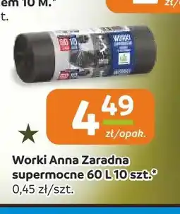 Społem Częstochowa Worki Anna Zaradna supermocne 60l 10szt oferta