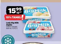 Netto Lody Big Milk Algida śmietankowe oferta