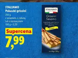 Lidl Paluszki grissini ITALIAMO z sezamem oferta