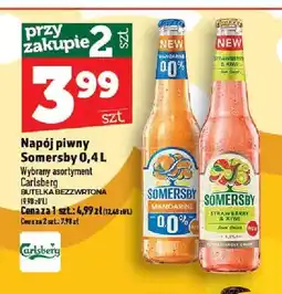 Topaz Napój piwny Somersby Mandarine 0% oferta