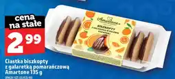 Topaz Ciastka biszkopty z galaretką pomarańczową Amartone oferta