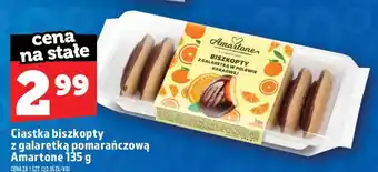 Topaz Ciastka biszkopty z galaretką pomarańczową Amartone oferta