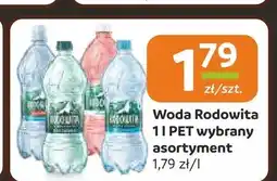 Społem Częstochowa Woda Rodowita 1l PET oferta