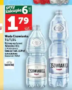 Topaz Woda Cisowianka lekko gazowana oferta