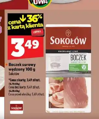 Topaz Boczek surowy wędzony Sokołów oferta