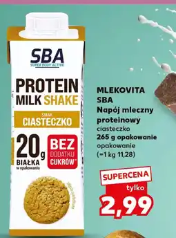 Kaufland Mlekovita sba Napój mleczny proteinowy oferta