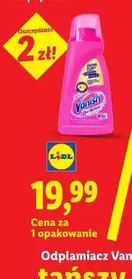 Lidl Odplamiacz Vanish Oxi Action oferta