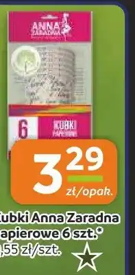 Społem Częstochowa Kubki Anna Zaradna papierowe 6-pak oferta