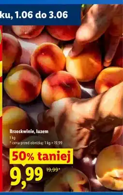 Lidl Brzoskwinie luzem oferta