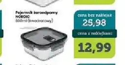 Topaz Pojemnik żaroodporny NORDIC 800ml (kwadratowy) oferta