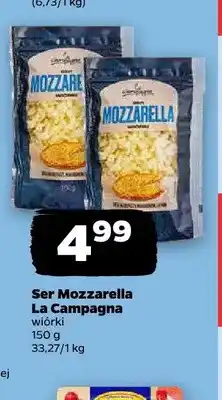 Netto Ser Mozzarella La Campagna wiórki oferta