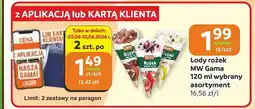 Społem Częstochowa Lody rożek MW Gama oferta