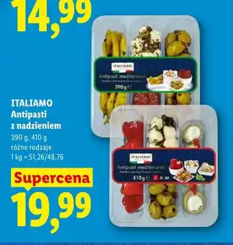 Lidl Antipasti z nadzieniem ITALIAMO oferta