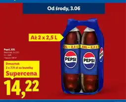 Lidl Napój gazowany Pepsi XXL 2-pak oferta