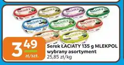 Społem Częstochowa Serek Łaciaty Mlekpol oferta