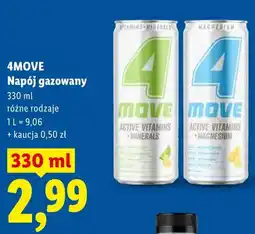 Lidl Napój gazowany 4Move Active Vitamins + Minerals oferta