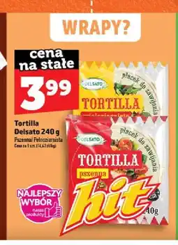 Topaz Tortilla Delsato pełnoziarnista oferta
