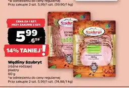Netto Wędliny Szubryt plastry oferta