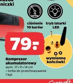 Netto Kompresor akumulatorowy 17x11x14cm oferta
