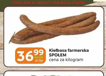 Społem Częstochowa Kiełbasa farmerska Społem oferta