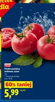 Lidl Polskie pomidory malinowe luzem oferta