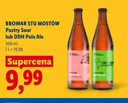 Lidl Piwo Stu Mostów Pastry Sour oferta