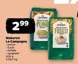 Netto Makaron La Campagna penne oferta