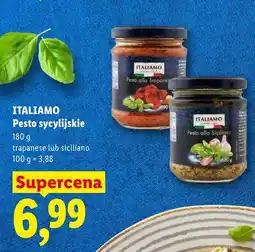 Lidl Pesto sycylijskie trapanese ITALIAMO oferta
