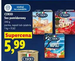Lidl Sos pomidorowy CIRIO parma oferta