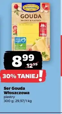 Netto Ser Gouda Włoszczowa plastry oferta