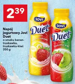 Lewiatan Napój jogurtowy Jovi Duet o smaku banan-truskawka oferta