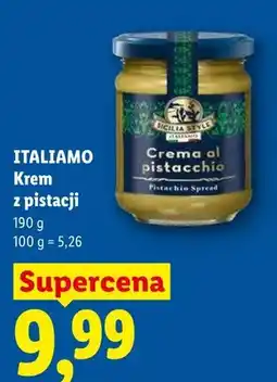 Lidl Krem z pistacji ITALIAMO oferta
