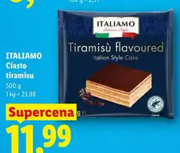 Lidl Ciasto tiramisu Italiamo oferta