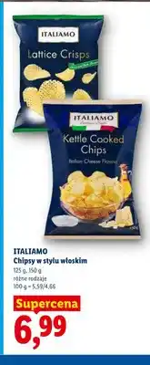 Lidl Chipsy w stylu włoskim ITALIAMO Lattice Crisps oferta