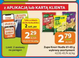 Społem Częstochowa Zupa Knorr Nudle oferta