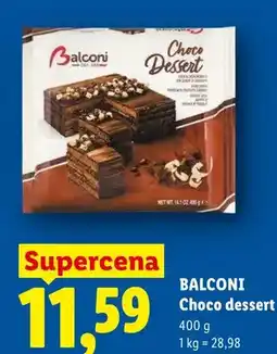 Lidl Choco dessert BALCONI oferta