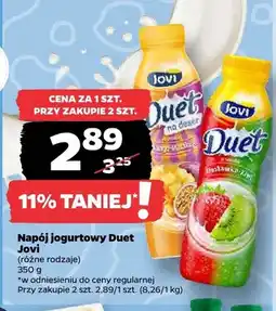 Netto Napój jogurtowy Duet Jovi mango-marakuja oferta