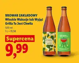 Lidl Piwo Zakładowy Włoskie Wakacje oferta