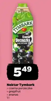 Netto Nektar czarna porzeczka Tymbark oferta
