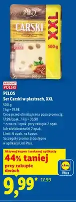 Lidl Ser Carski w plastrach XXL Pilos oferta