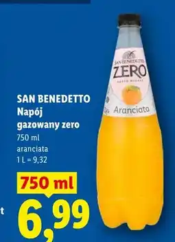 Lidl Napój gazowany zero aranciata SAN BENEDETTO oferta